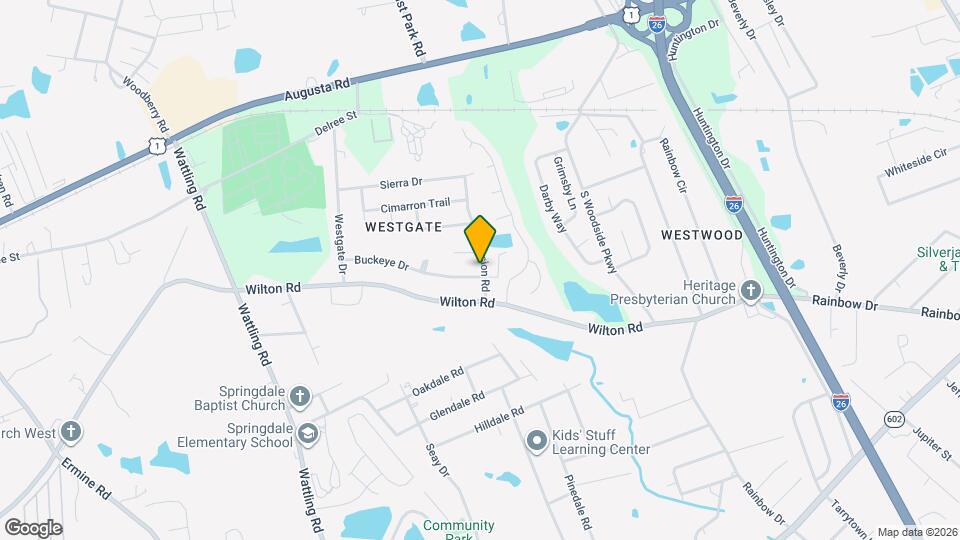 3100 Buckeye Dr Mapa y Detalles de la Ubicación