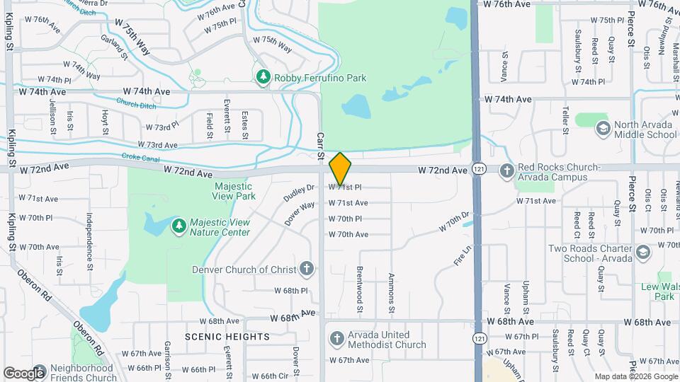 8326 W 71st Pl Map and Location Details