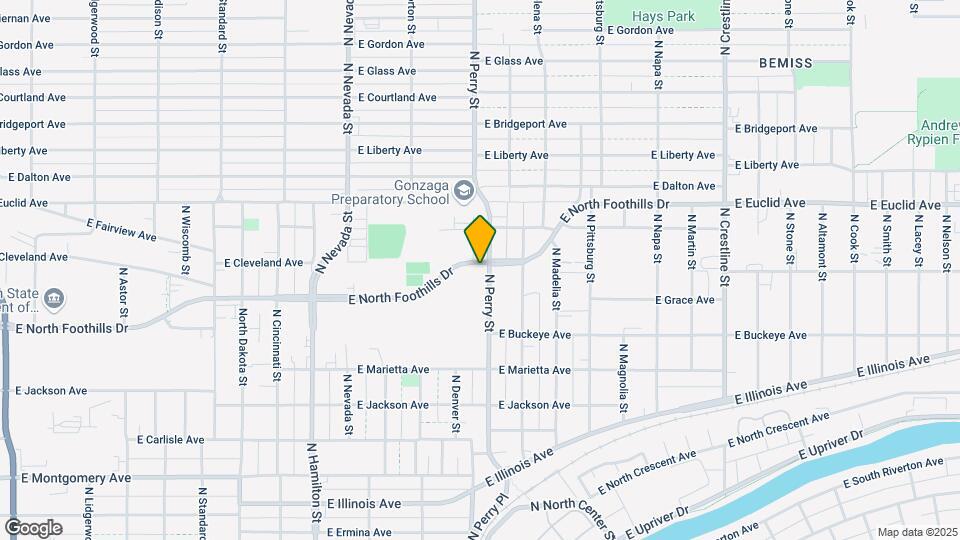 2833 N Perry St Map and Location Details
