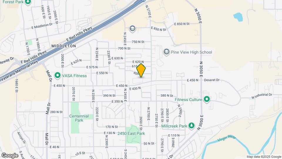 2675 E 450 N Map and Location Details