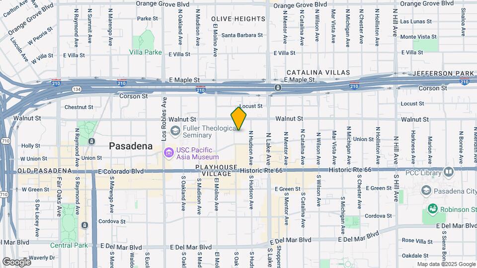 128 N Oak Knoll Ave, Unit 303 Map and Location Details
