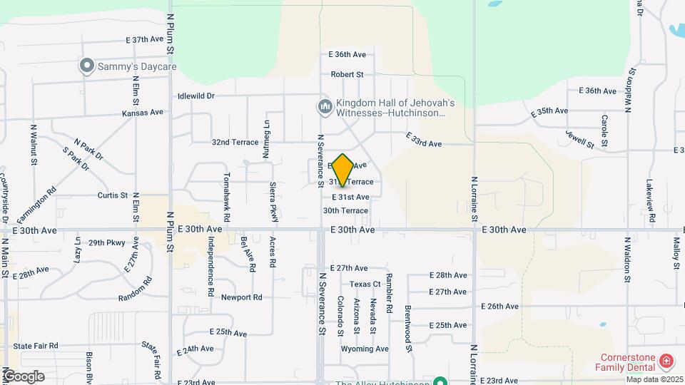 908 E 31st Ave Map and Location Details