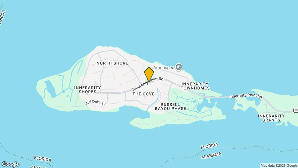 16339 Innerarity Point Rd Map and Location Details