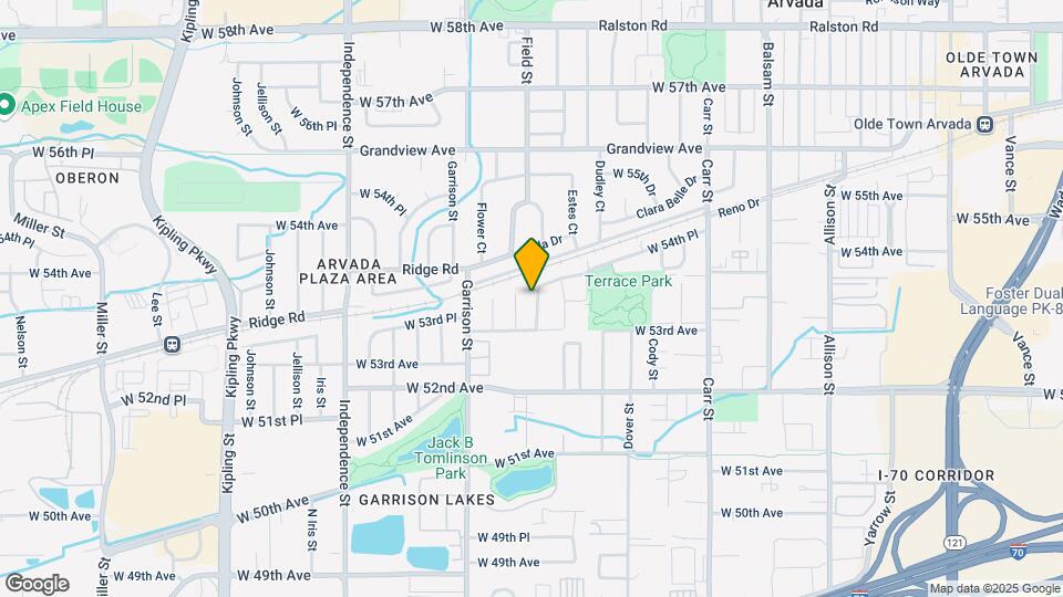 5373 Field St Mapa y Detalles de la Ubicación