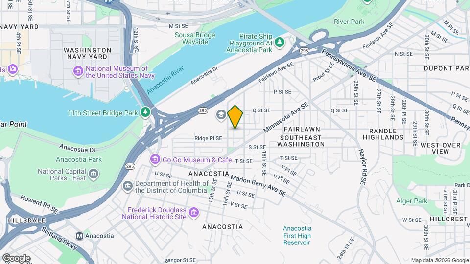 1615 R St SE Map and Location Details