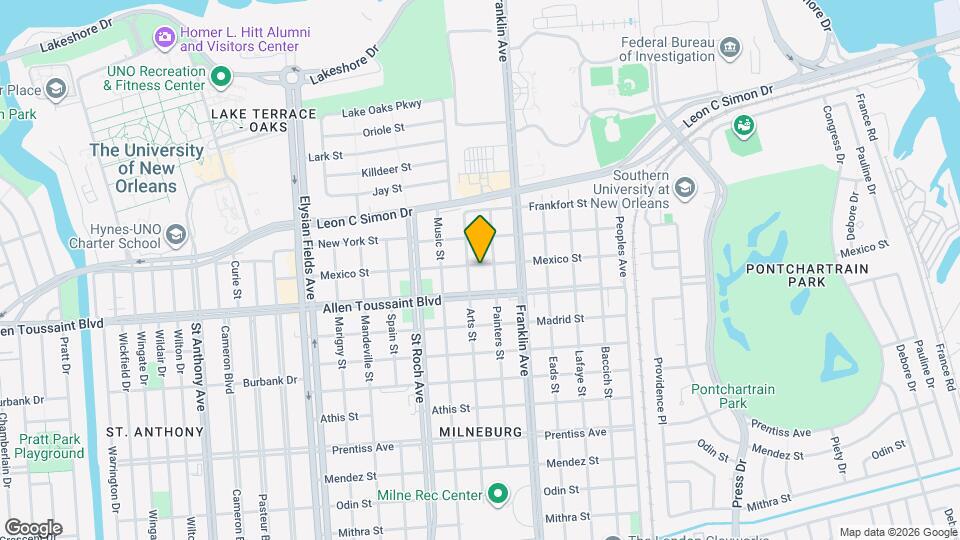 2512 Mexico St Map and Location Details