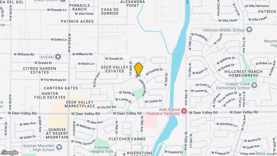 22325 N 78th Dr Map and Location Details