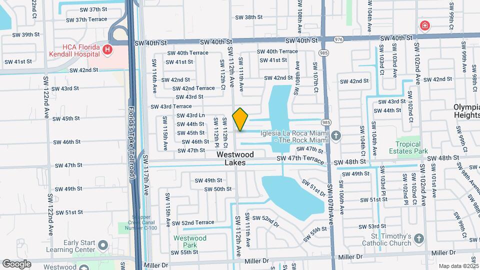 11121 SW 46th St Map and Location Details