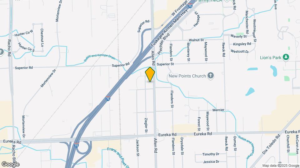 14100-14204 Allen Rd Map and Location Details