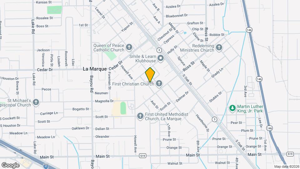 1029 Sycamore St Map and Location Details