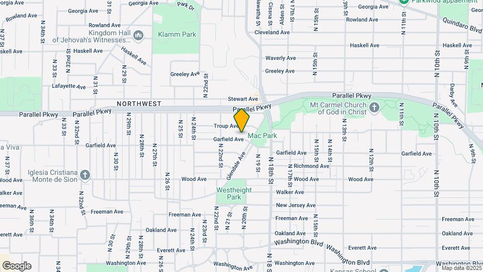 1946 Garfield Ave Map and Location Details