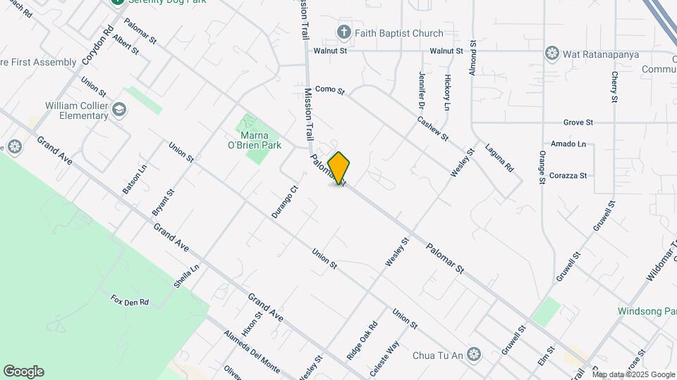 20724 Palomar St Map and Location Details