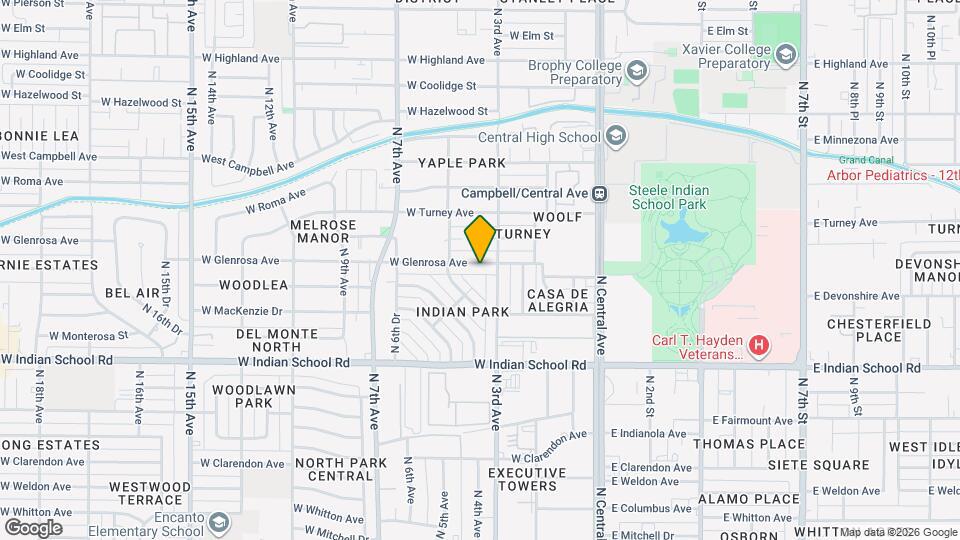315 W Glenrosa Ave Map and Location Details