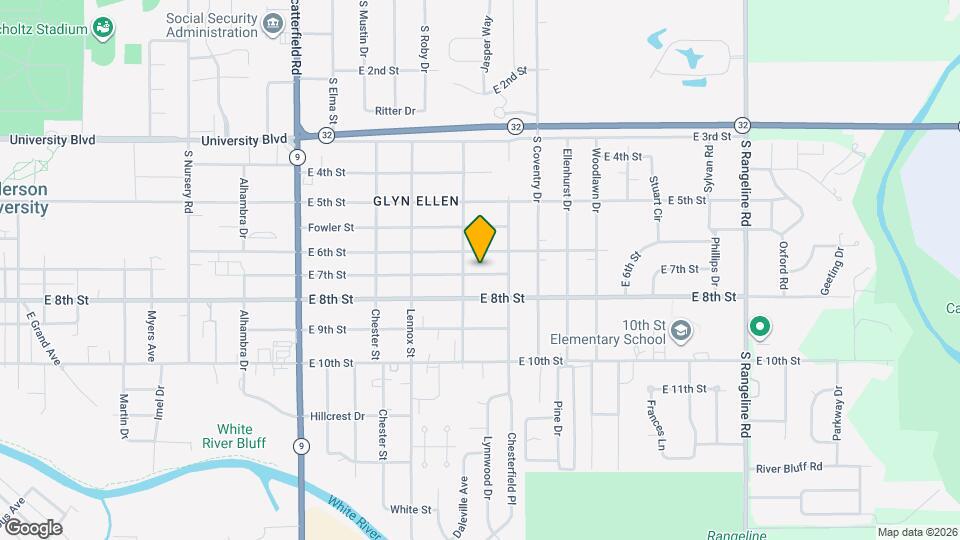 2610 E 7th St Map and Location Details