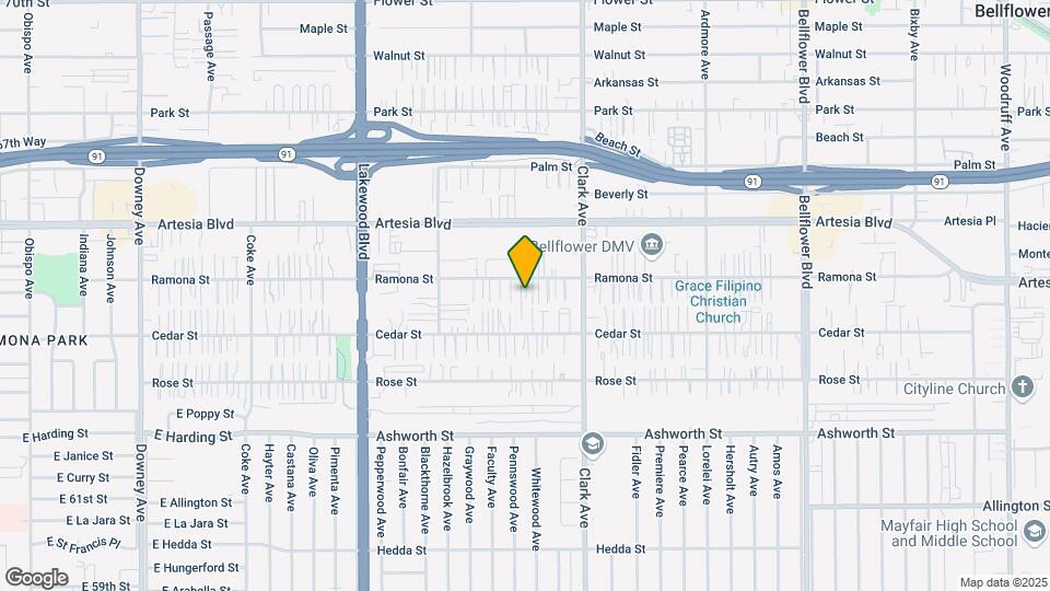 9258-9266 Ramona St Map and Location Details