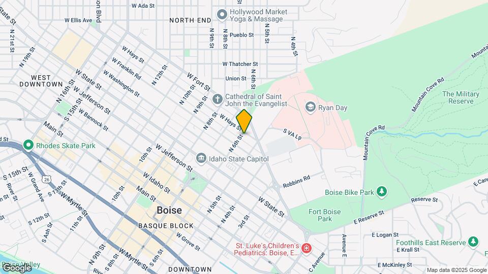 523 W Hays Mapa y Detalles de la Ubicación