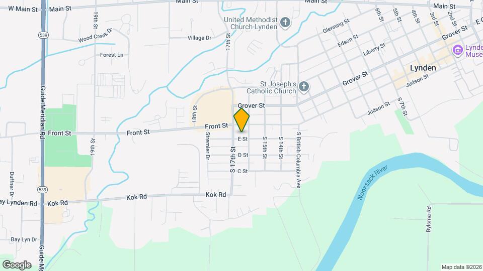 1608 E St Map and Location Details