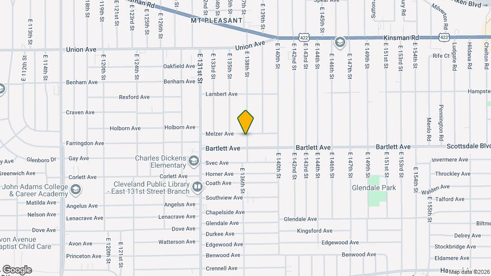 13708 Melzer Ave Map and Location Details