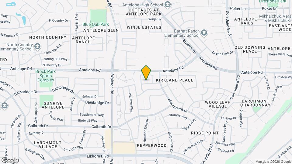4509 Wrenford Way Map and Location Details