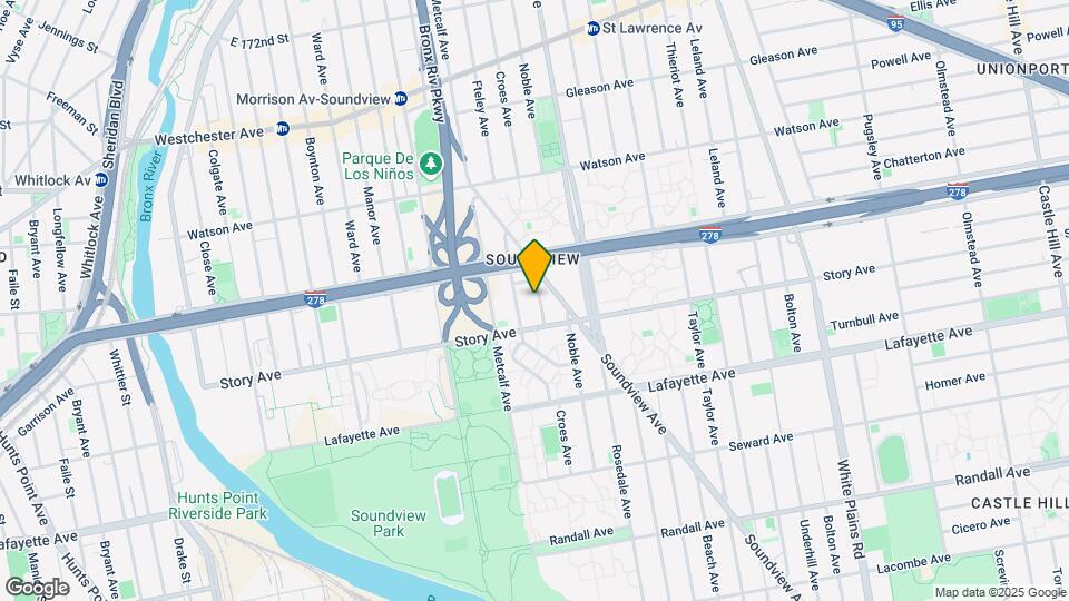 937 Croes Ave Mapa y Detalles de la Ubicación