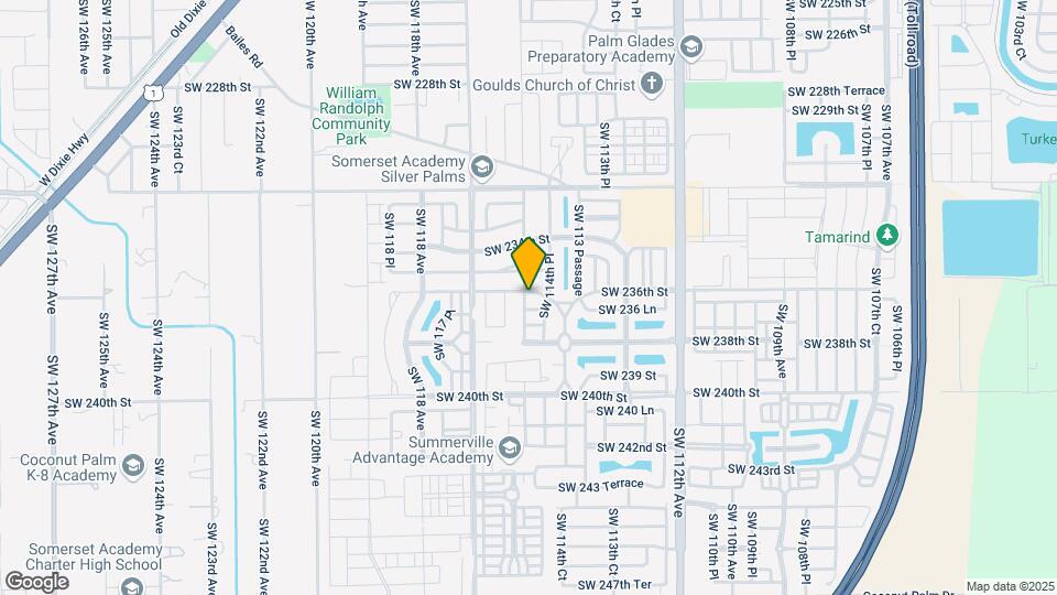 11484 SW 236th St Map and Location Details