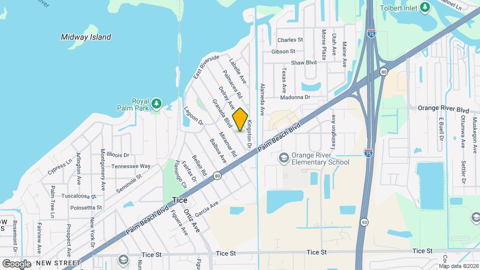 283 Granada Blvd Map and Location Details