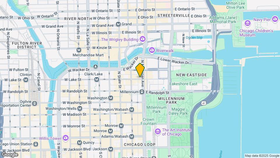 70 E Lake St Map and Location Details