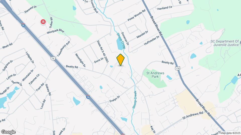 121 Beatty Downs Rd-Unit -Unit B Map and Location Details