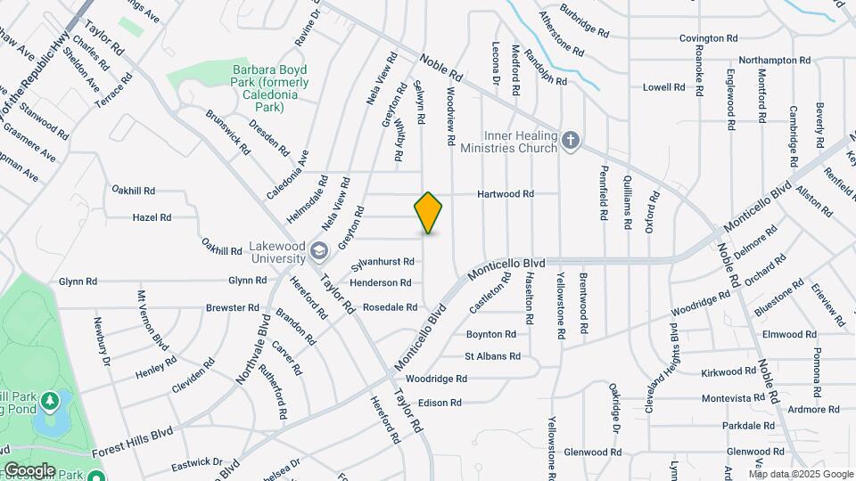 1071 Selwyn Rd Mapa y Detalles de la Ubicación