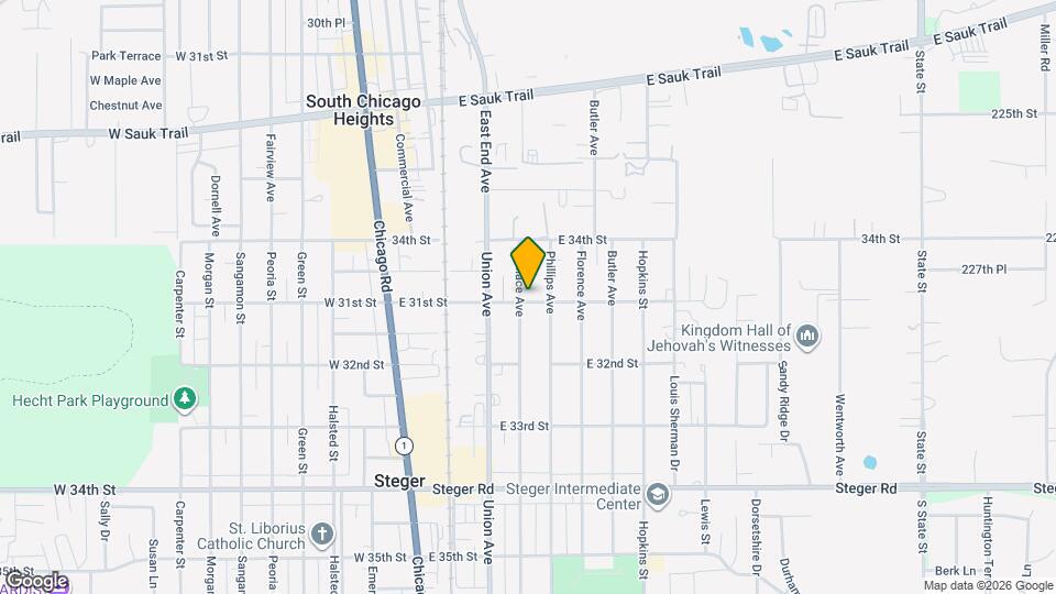 3045 Wallace Ave Map and Location Details