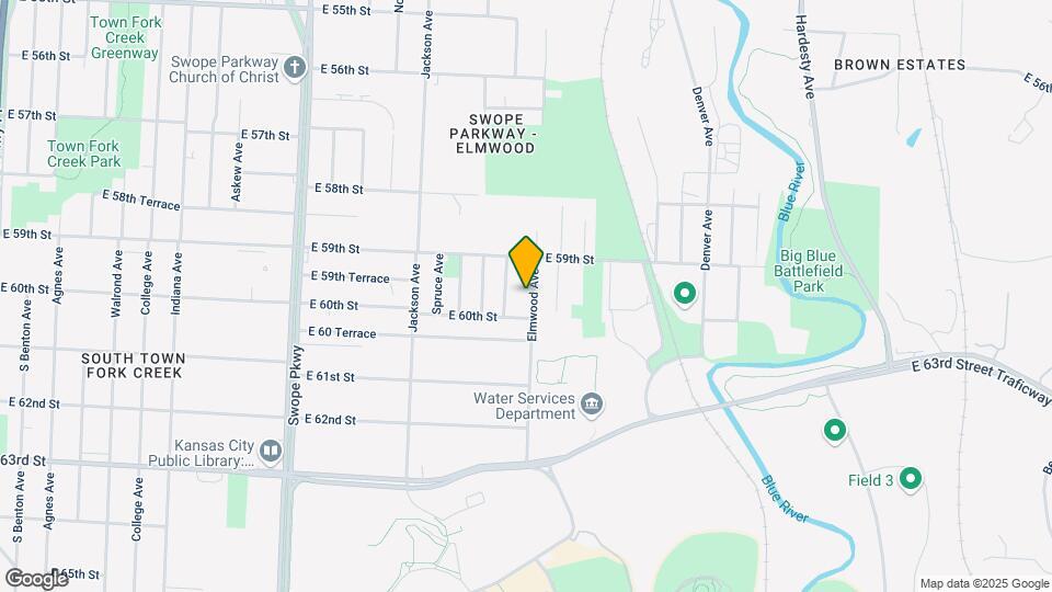 5928 Elmwood Ave Map and Location Details