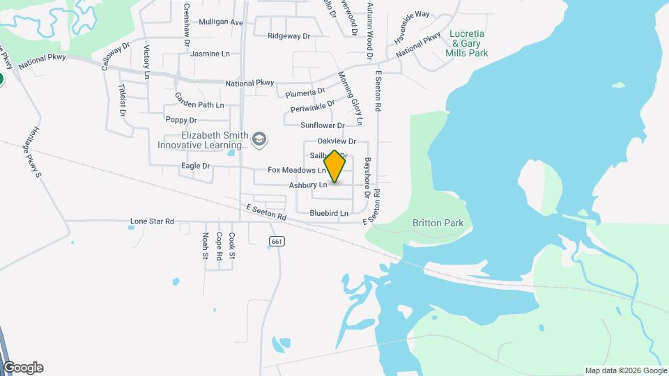 4710 Ashbury Ln Map and Location Details