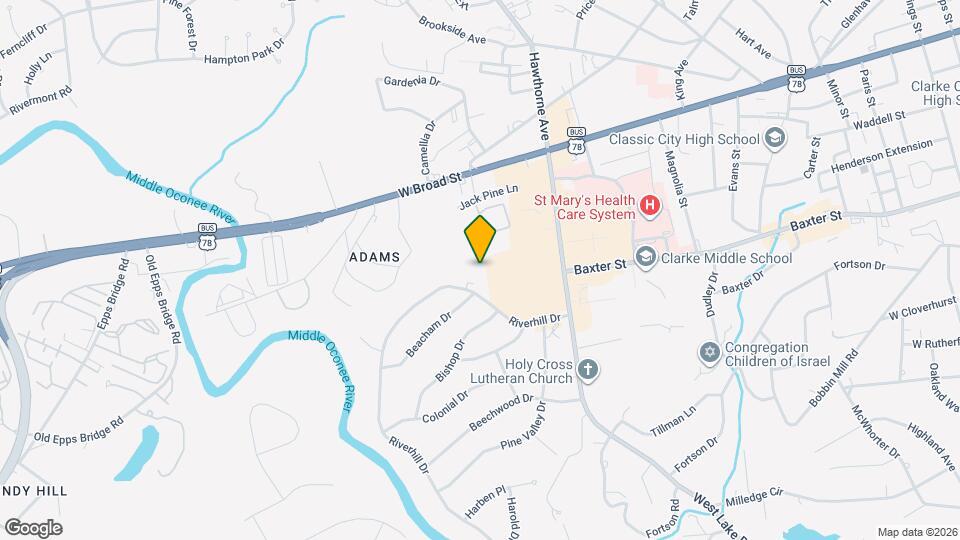 Talmage Terrace & Lanier Gardens Mapa y Detalles de la Ubicación