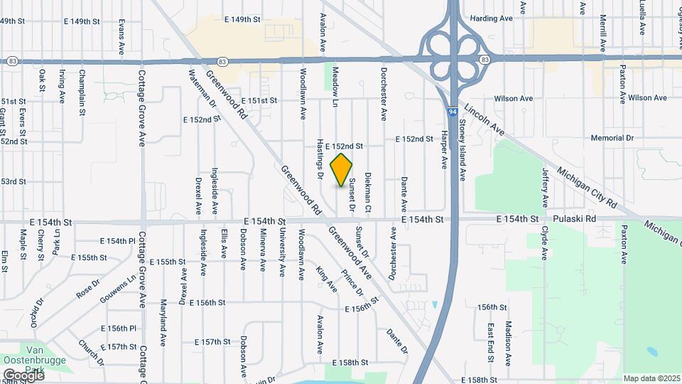 15311 Meadow Ln Map and Location Details