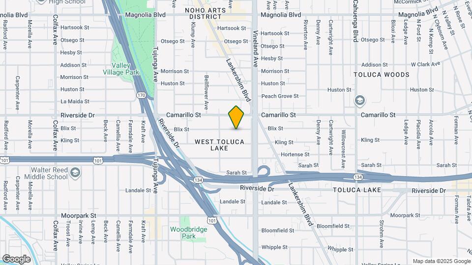 11038 Blix St Map and Location Details