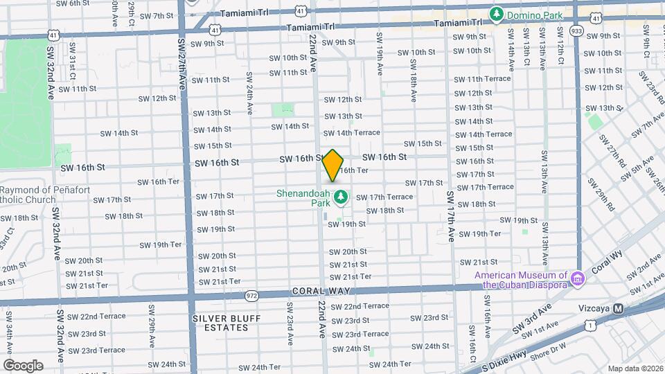 2160 SW 17th St Map and Location Details