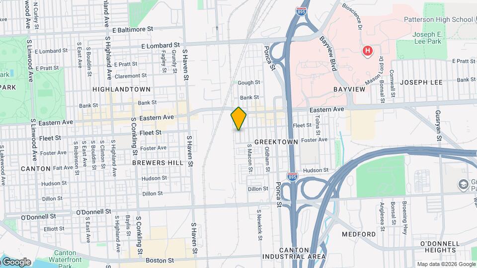 616 S Lehigh St Map and Location Details