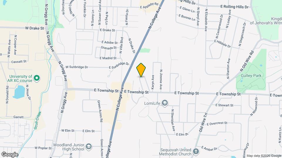 2484 N Brophy Cir Map and Location Details