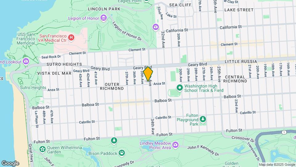 4300 Anza St Mapa y Detalles de la Ubicación
