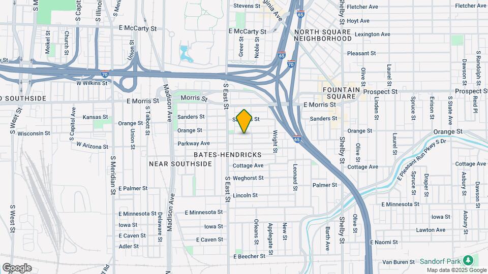 611 Orange St Map and Location Details