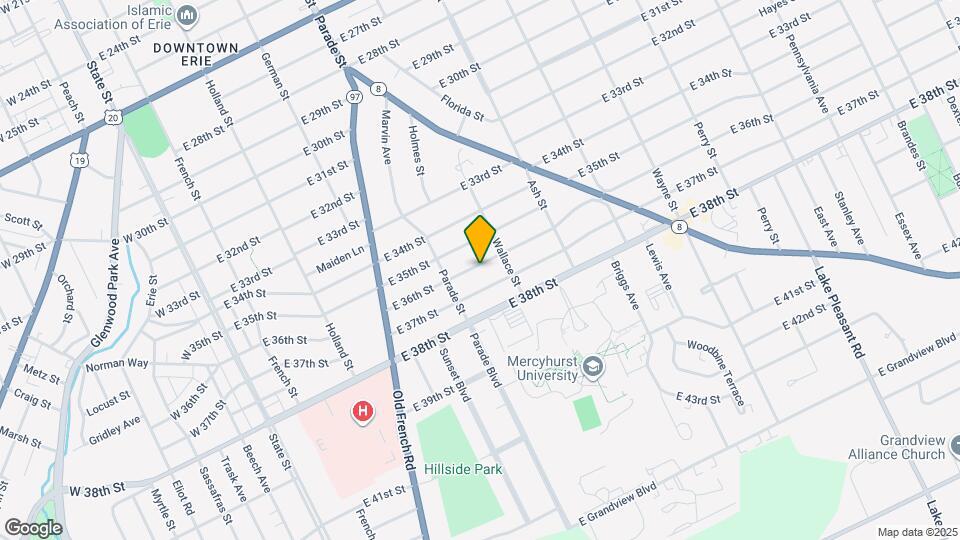 435 E 36th St Mapa y Detalles de la Ubicación