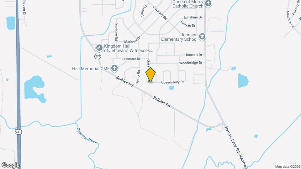 915 Queensbury Dr Map and Location Details