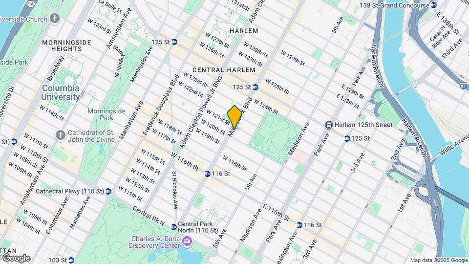 208 Lenox Ave Map and Location Details