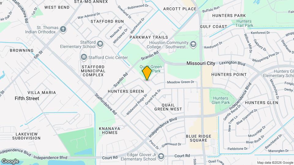 1916 Woodland Hills Dr Map and Location Details