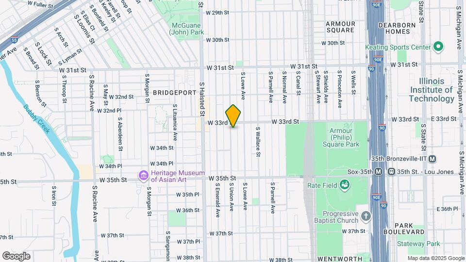 3317 S Union Ave, Unit 2nd floor Map and Location Details