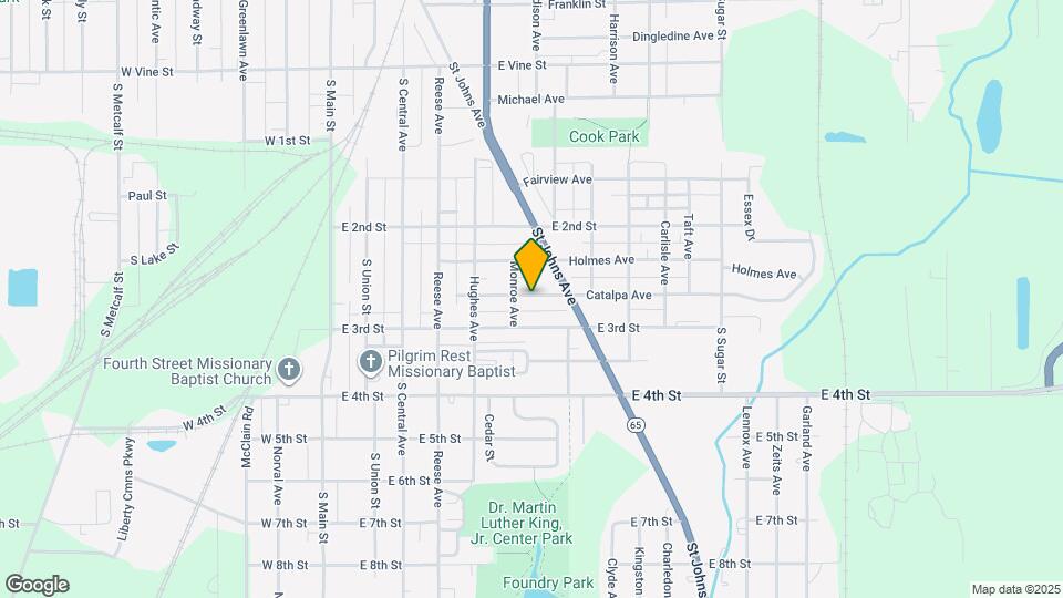 618 Catalpa Ave Mapa y Detalles de la Ubicación