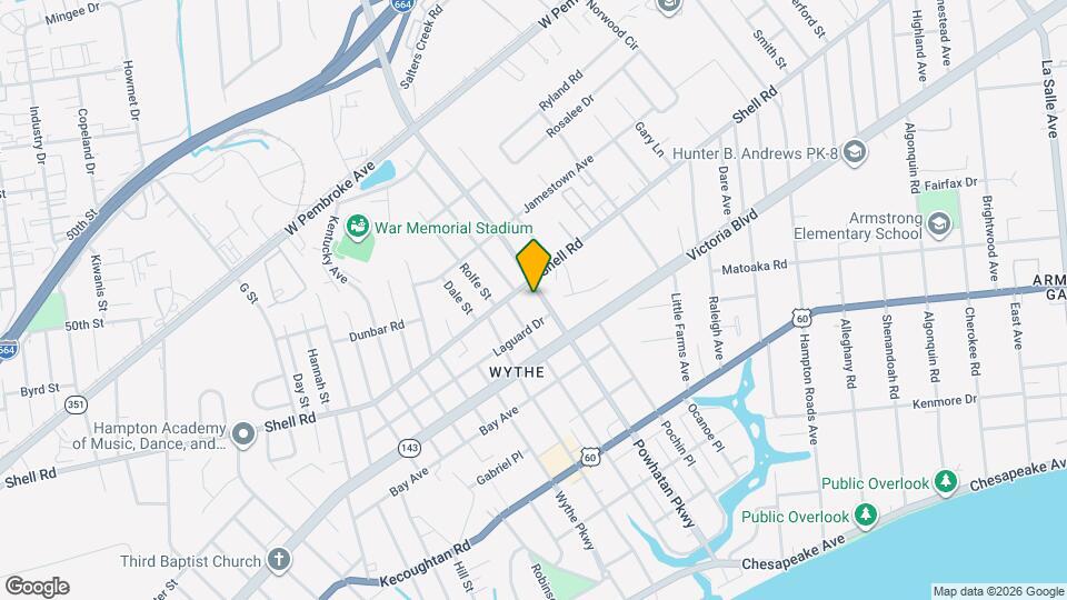 515 Powhatan Pkwy Map and Location Details