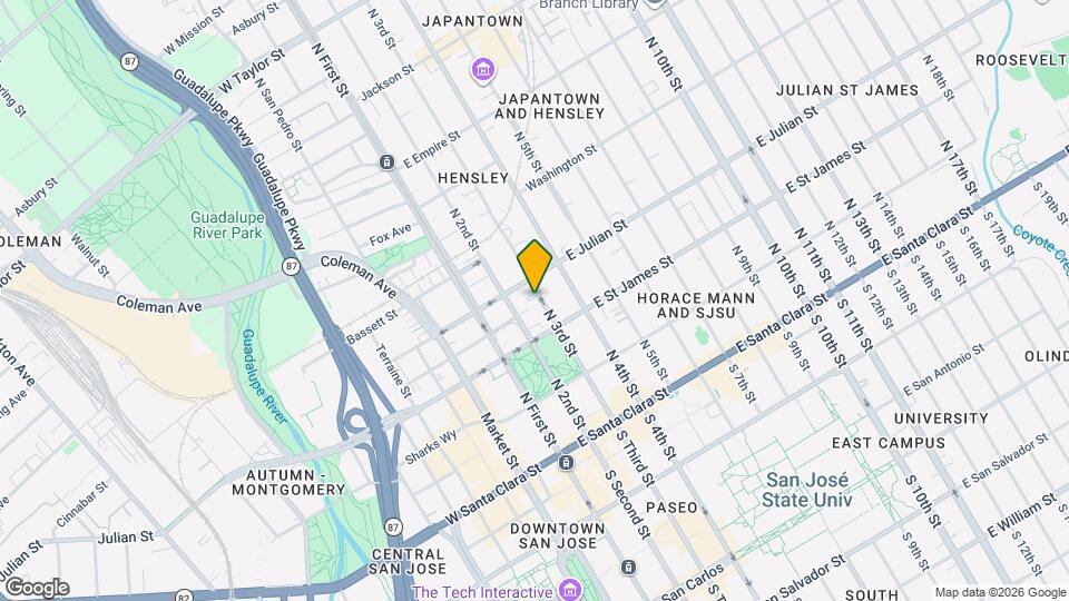 255 N Third St Map and Location Details