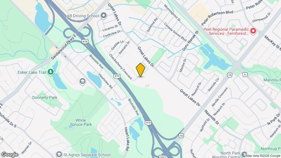 83 Checkerberry Crescent Map and Location Details