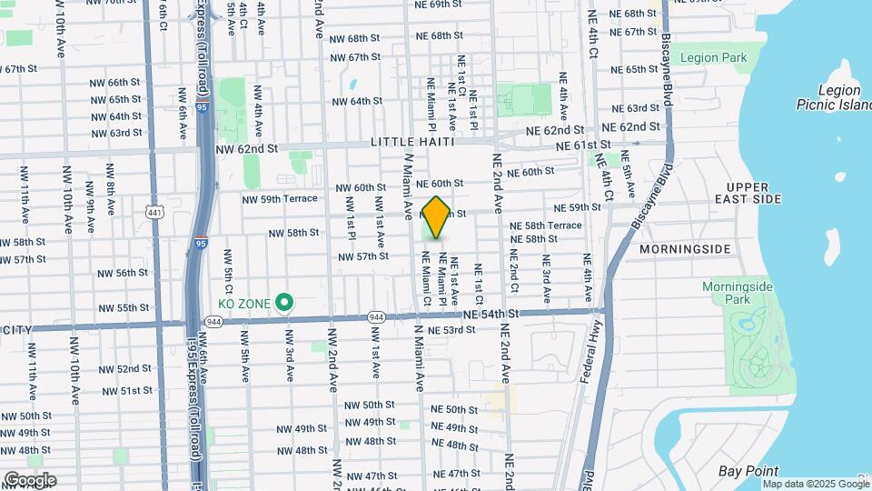 54 NW 58th St Map and Location Details
